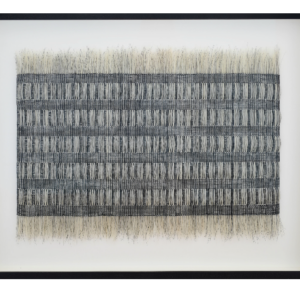 Large Black and White Weaving by Alexandra Kohl